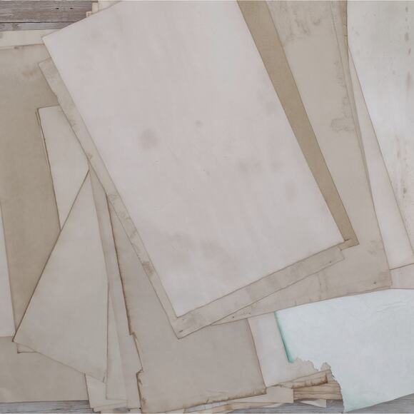 Dyed Paper Seconds: Imperfect Eco Dyed Paper Mix with Dictionary Prints - Picture 7 of 13